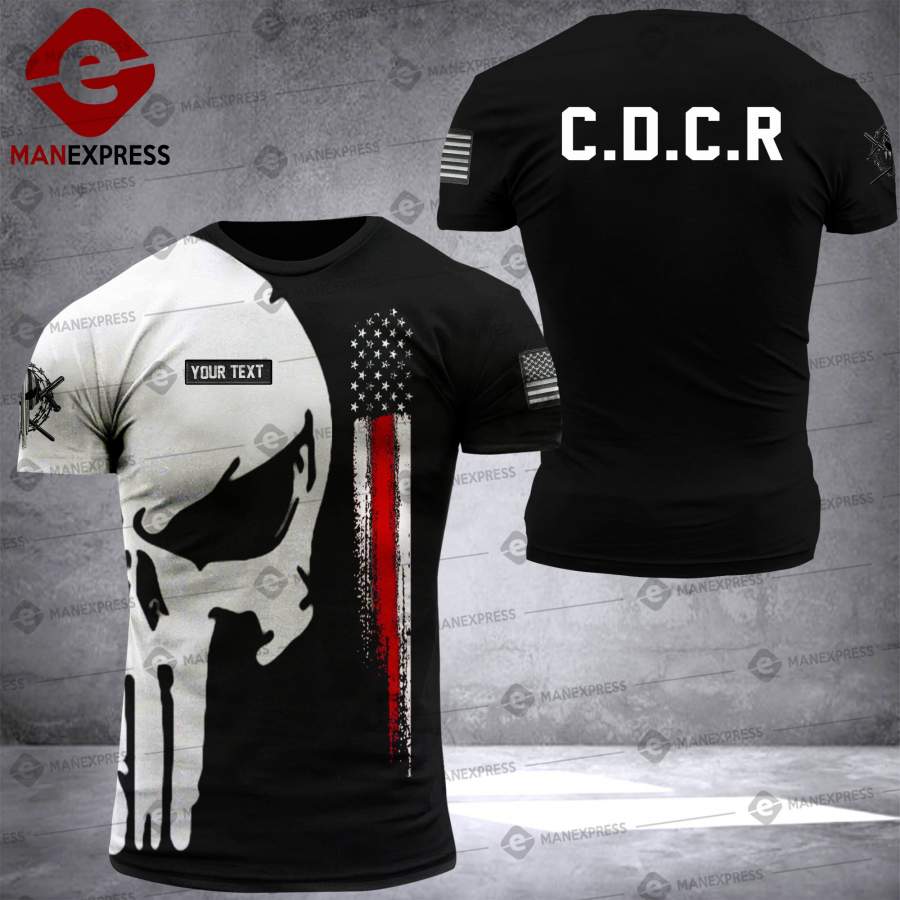 CDCR -California department of Corrections customized Printed T-Shirt NQA