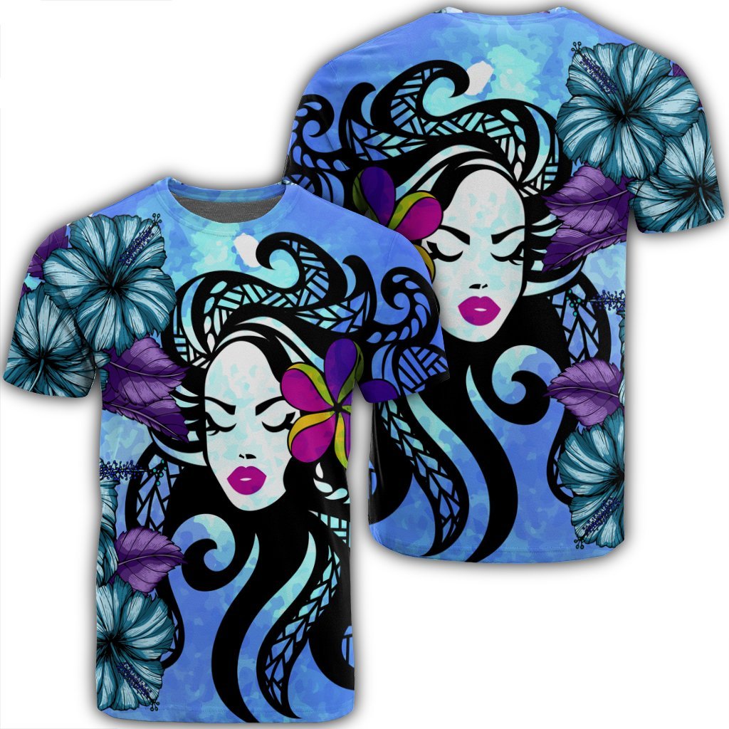 Hawaii Hibiscus Plumeria Hula Girl Polynesian Ah Jgr Ha26220