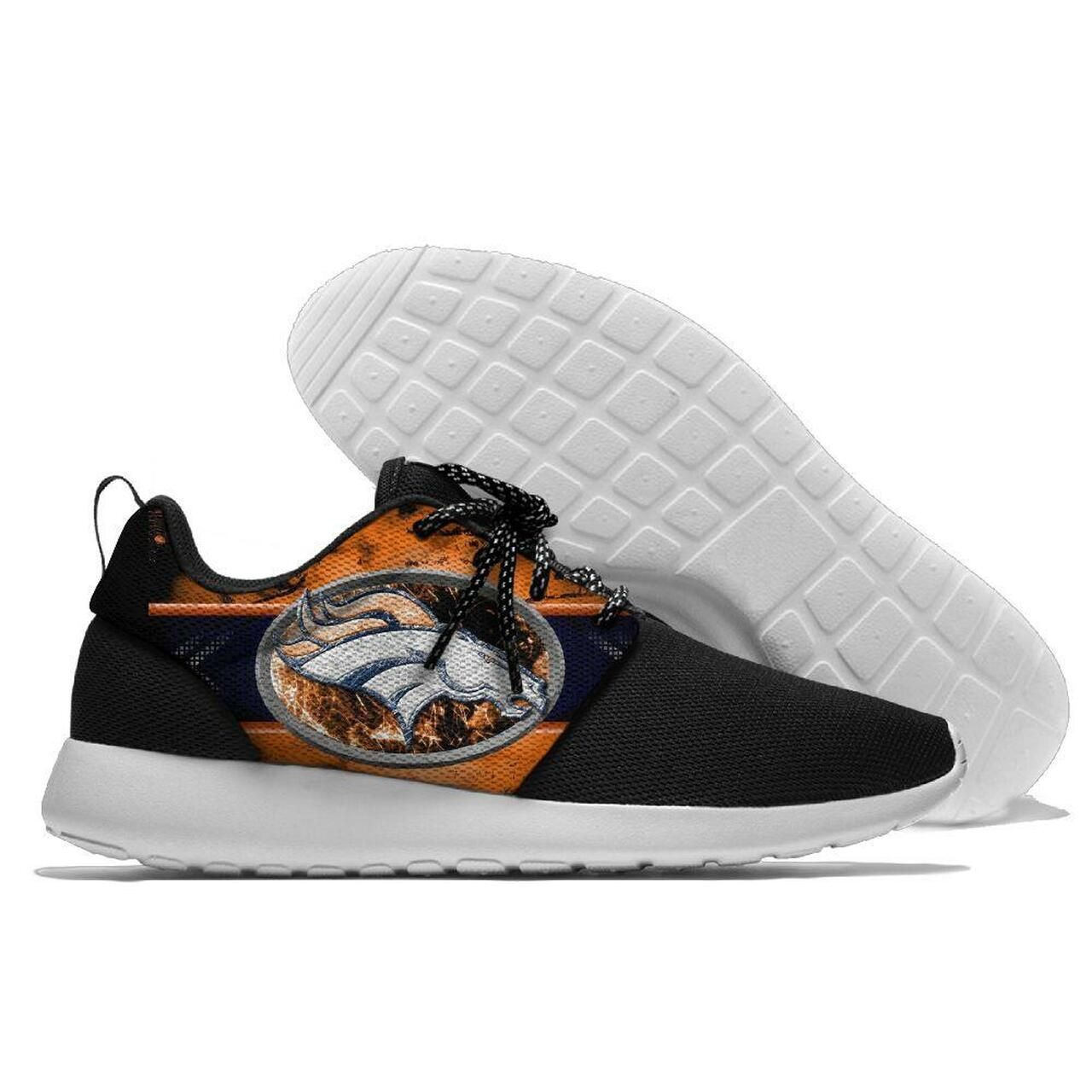 Mens And Womens Denver Broncos Lightweight Sneakers, Broncos Running Shoes