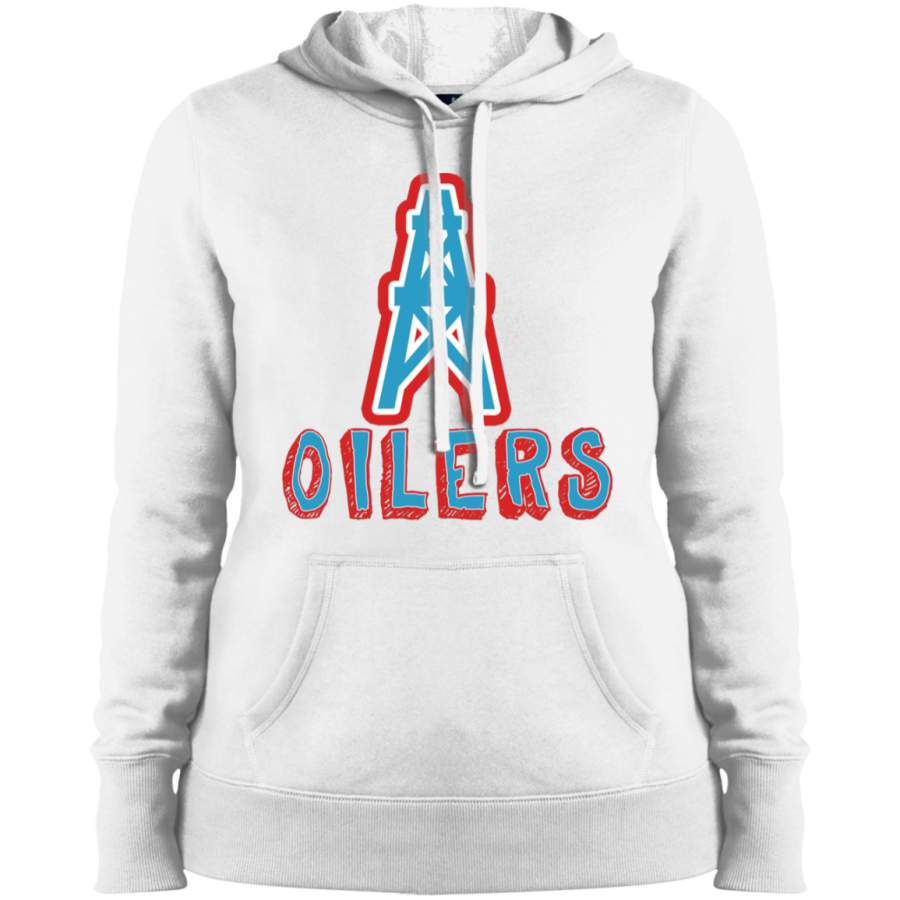 AGR Houston Oilers Ladies’ Pullover Hooded Sweatshirt