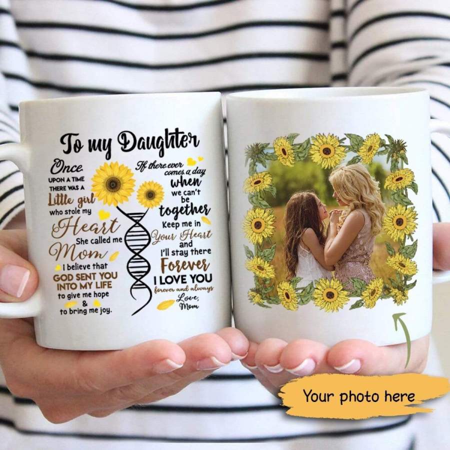 Family – To My Daughter Personalized Photo Mug