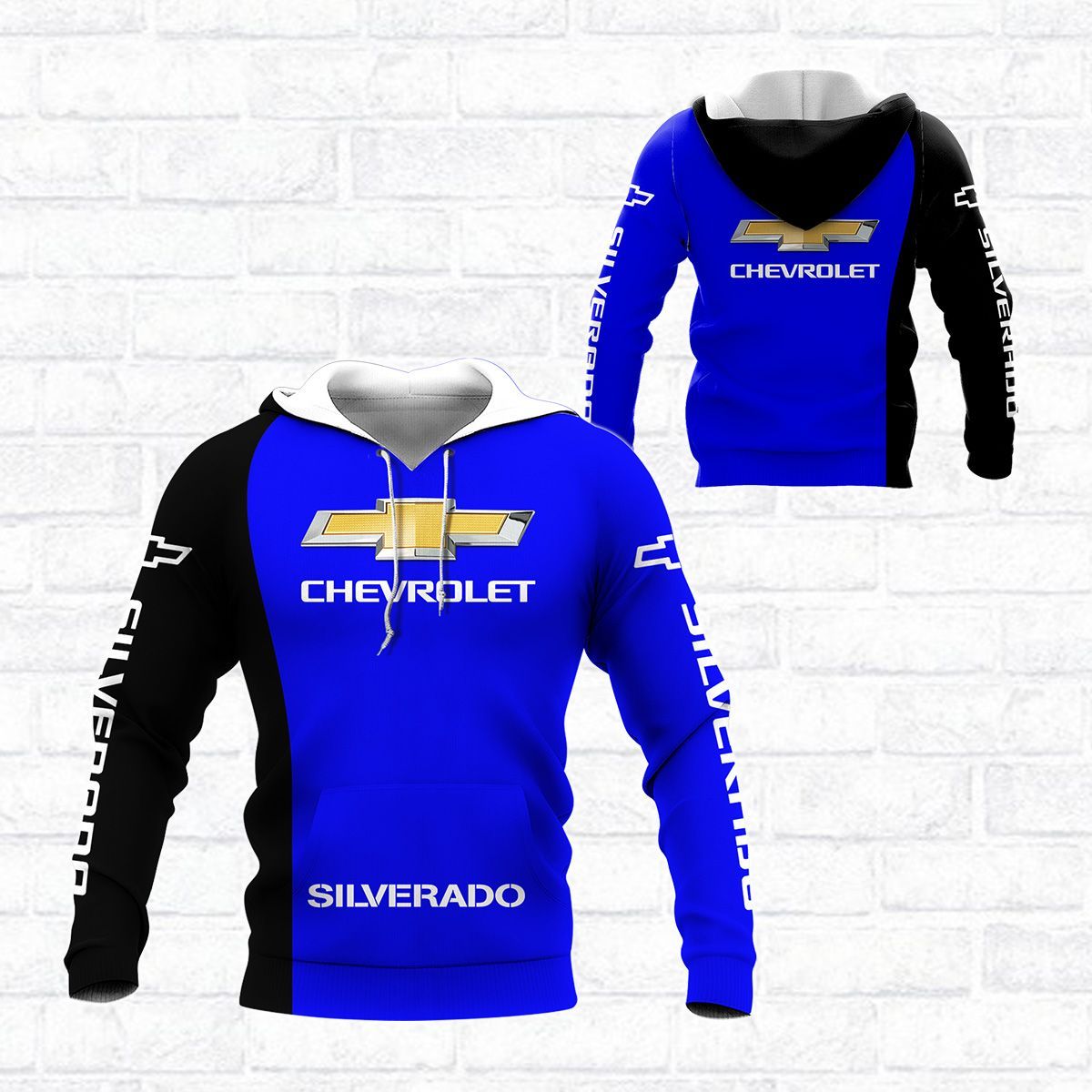 3D All Over Printed Chevrolet Silverado BDA-HL Shirts Ver1 (Blue)