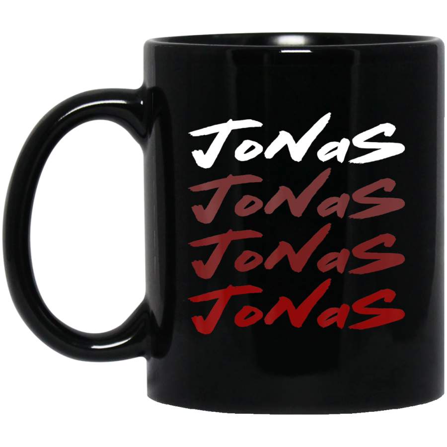 Jonas Retro Wordmark Pattern – Cool Vintage gift Coffee Mug