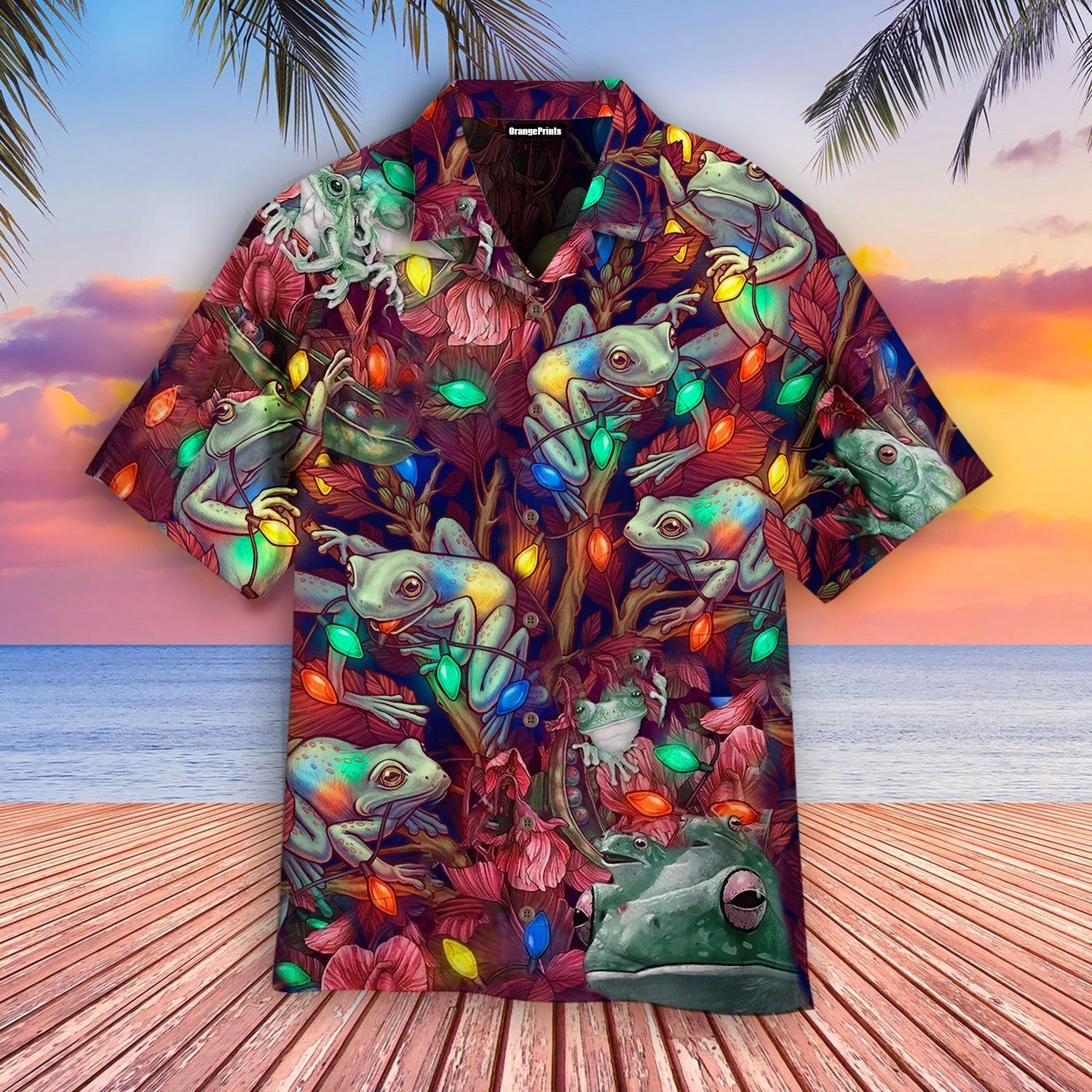 Frog Light Bulb Hawaii Shirt For Men Women Ha60607