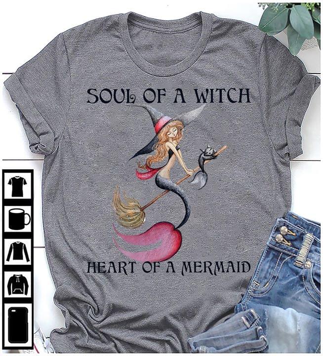 Soul Of A Witch Heart Of A Mermaid Standard Women’s T-shirt