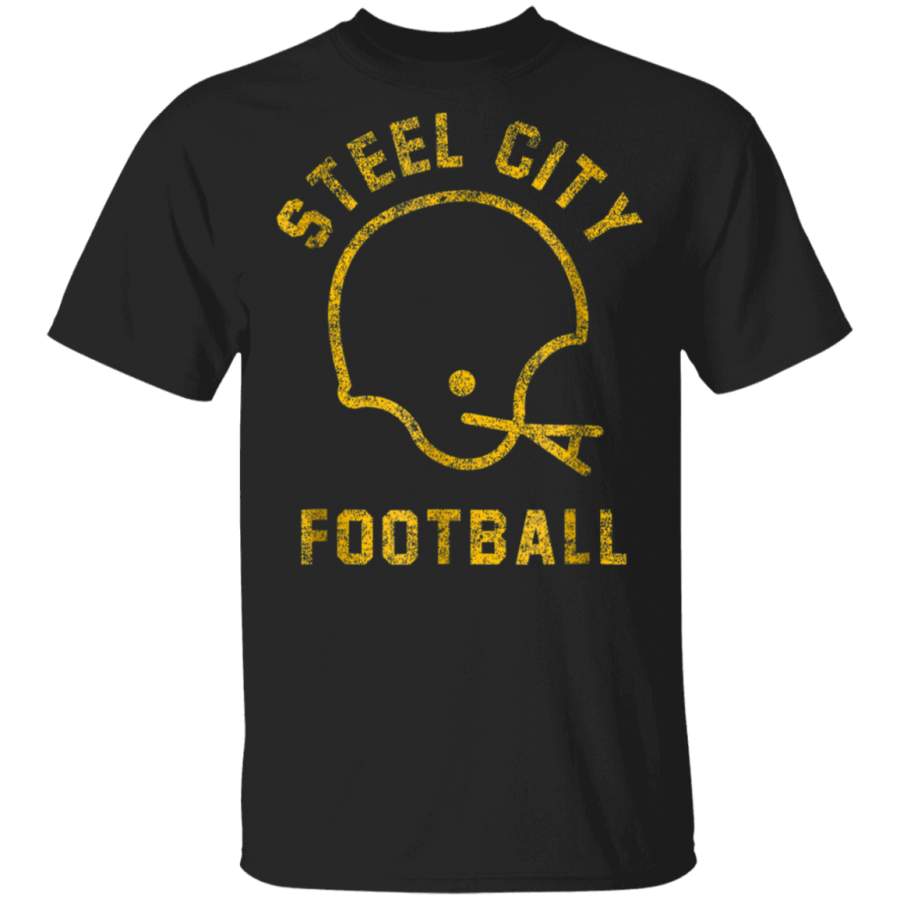 The Steel City Vintage Pittsburgh Football Shirt Kansas City Football T-Shirt