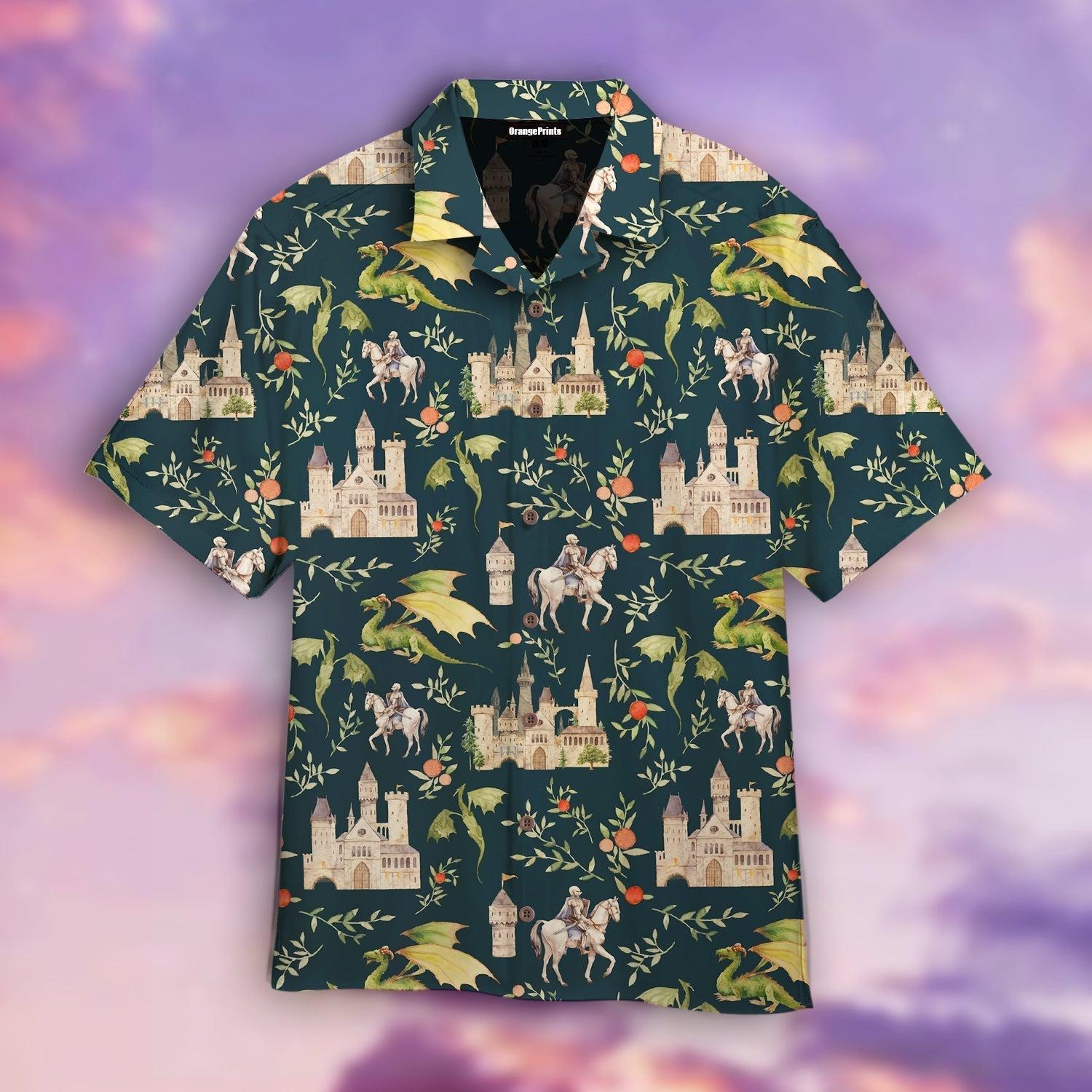 Magic Kingdom Castle Dragon Knights Hawaii Shirt For Men Women Ha83251