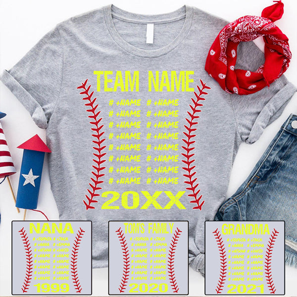 Family – Baseball | Personalized T-Shirt