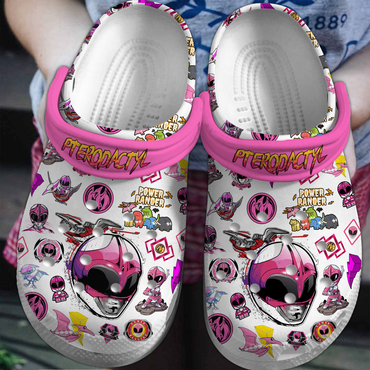 Power Rangers Movie Crocss Clogs For Men Women And Kid Bm1411-1608-3