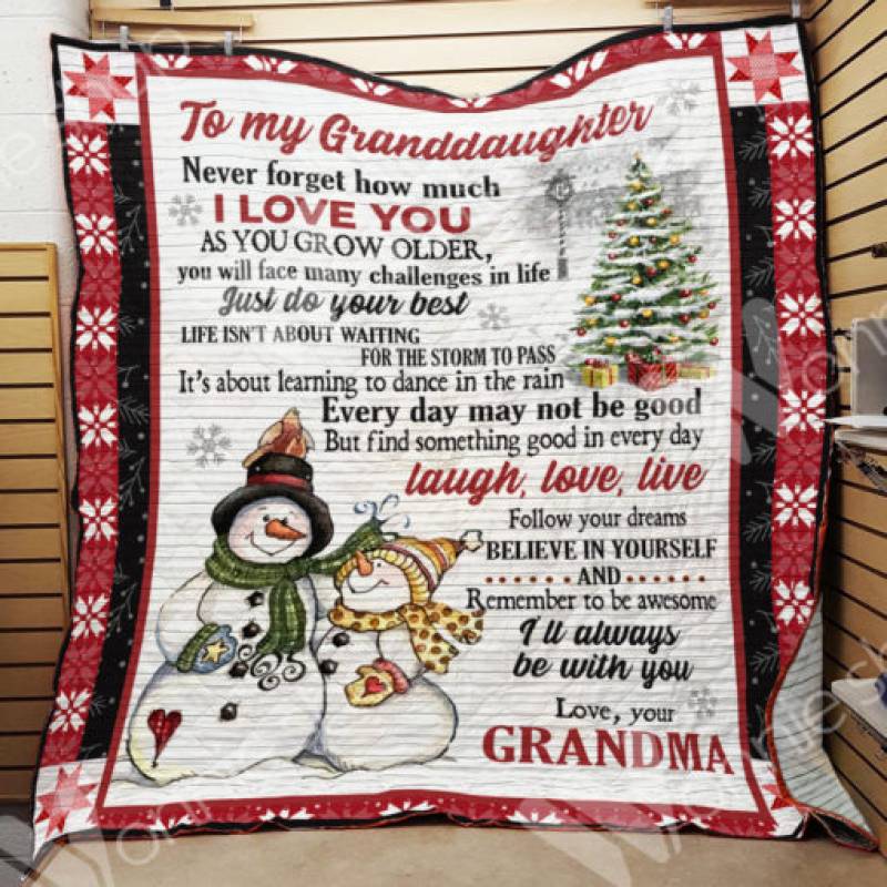 Granddaughter Snowman Blanket NOV2102 85O34