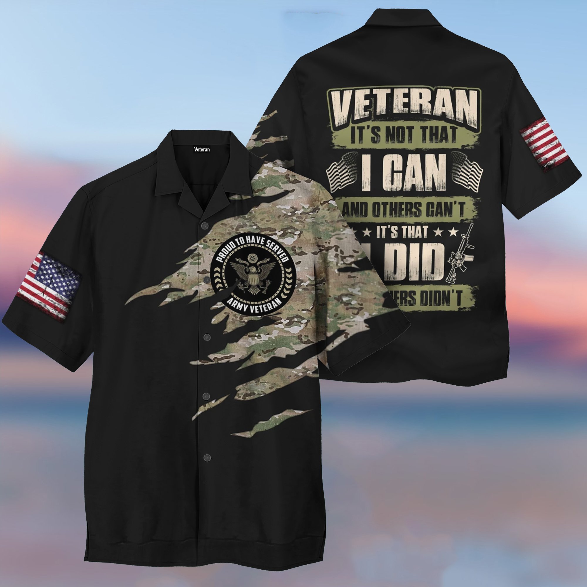 Us Army Veteran Hawaii Shirt For Men Women Adult Ha15564