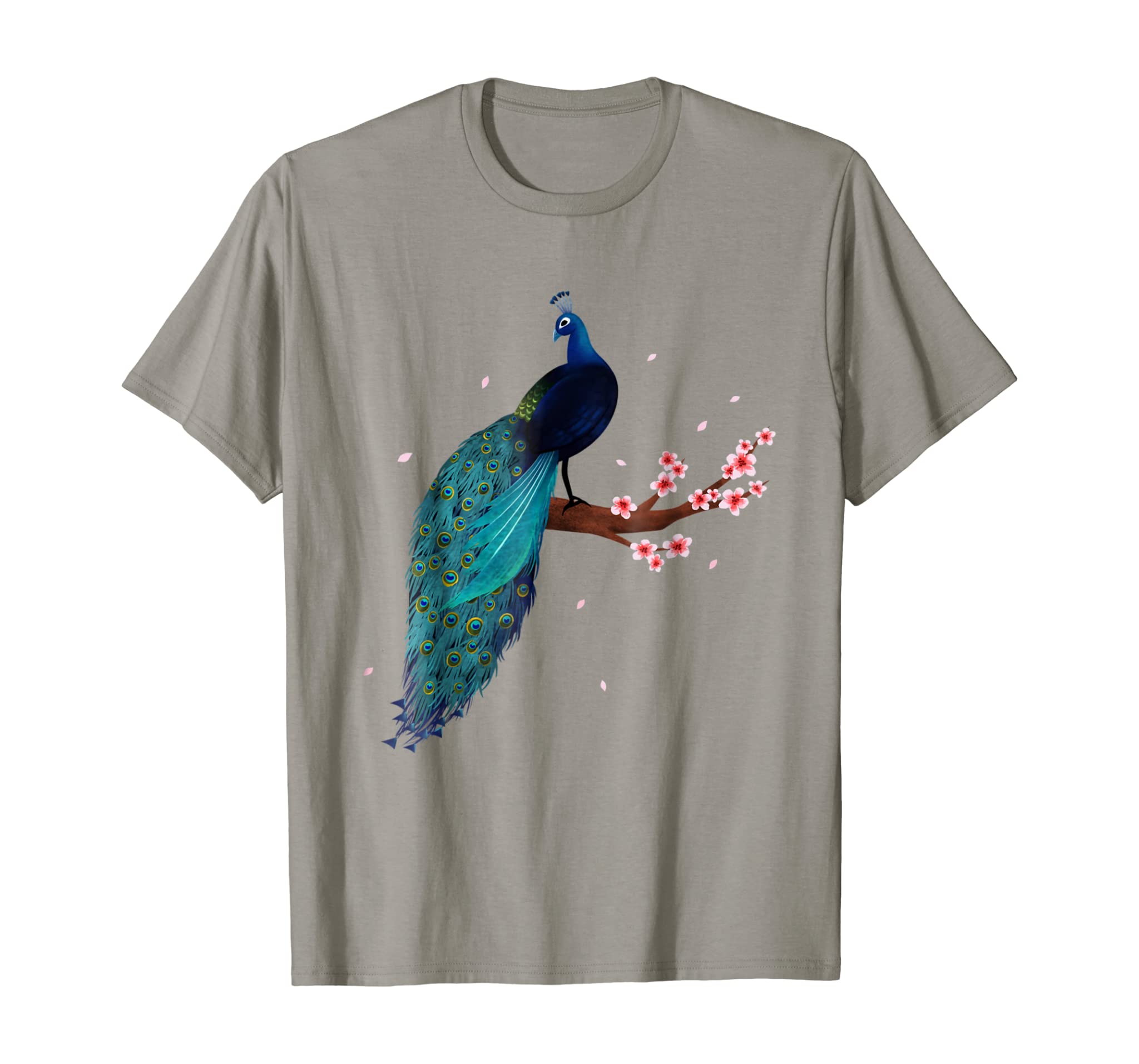 Vintage Peacock Japanese Beauty Bird Flower Gift T Shirt