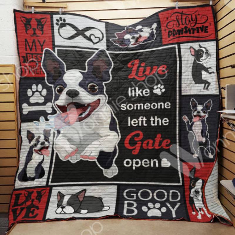 Boston Terrier Dog Blanket AU0504 85O35