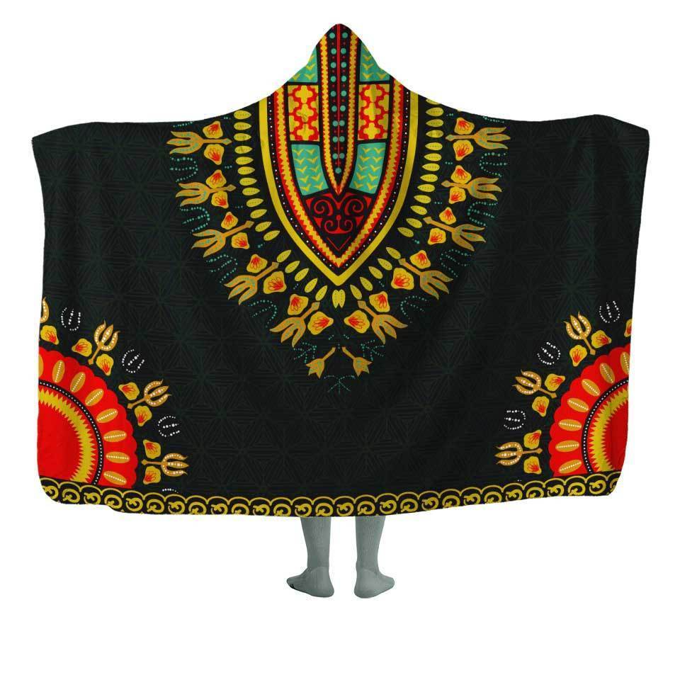 Dashiki Hooded Blanket