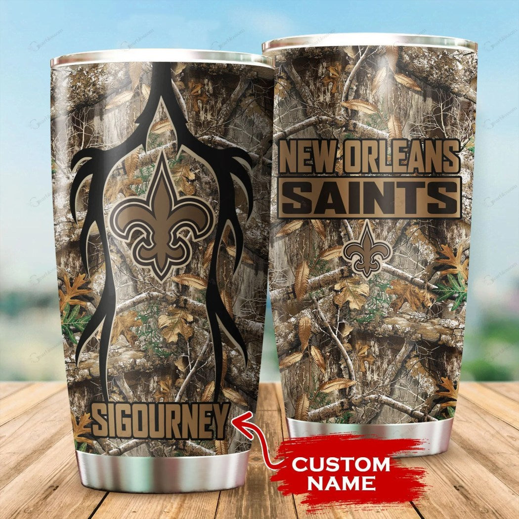 Hunting New Orleans Saints Tumbler Mug