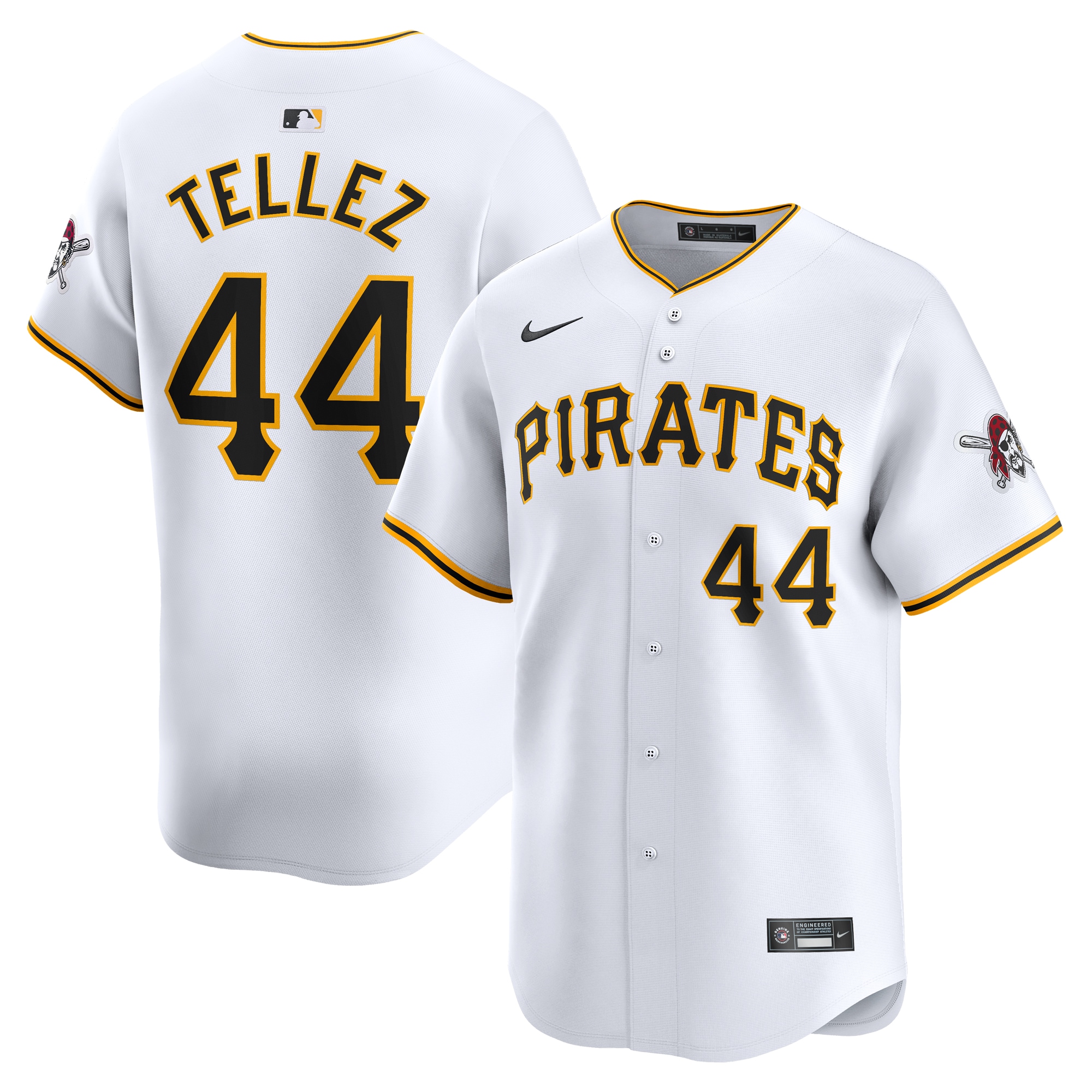 Rowdy Tellez Pittsburgh Pirates Home Limited Player Jersey  White