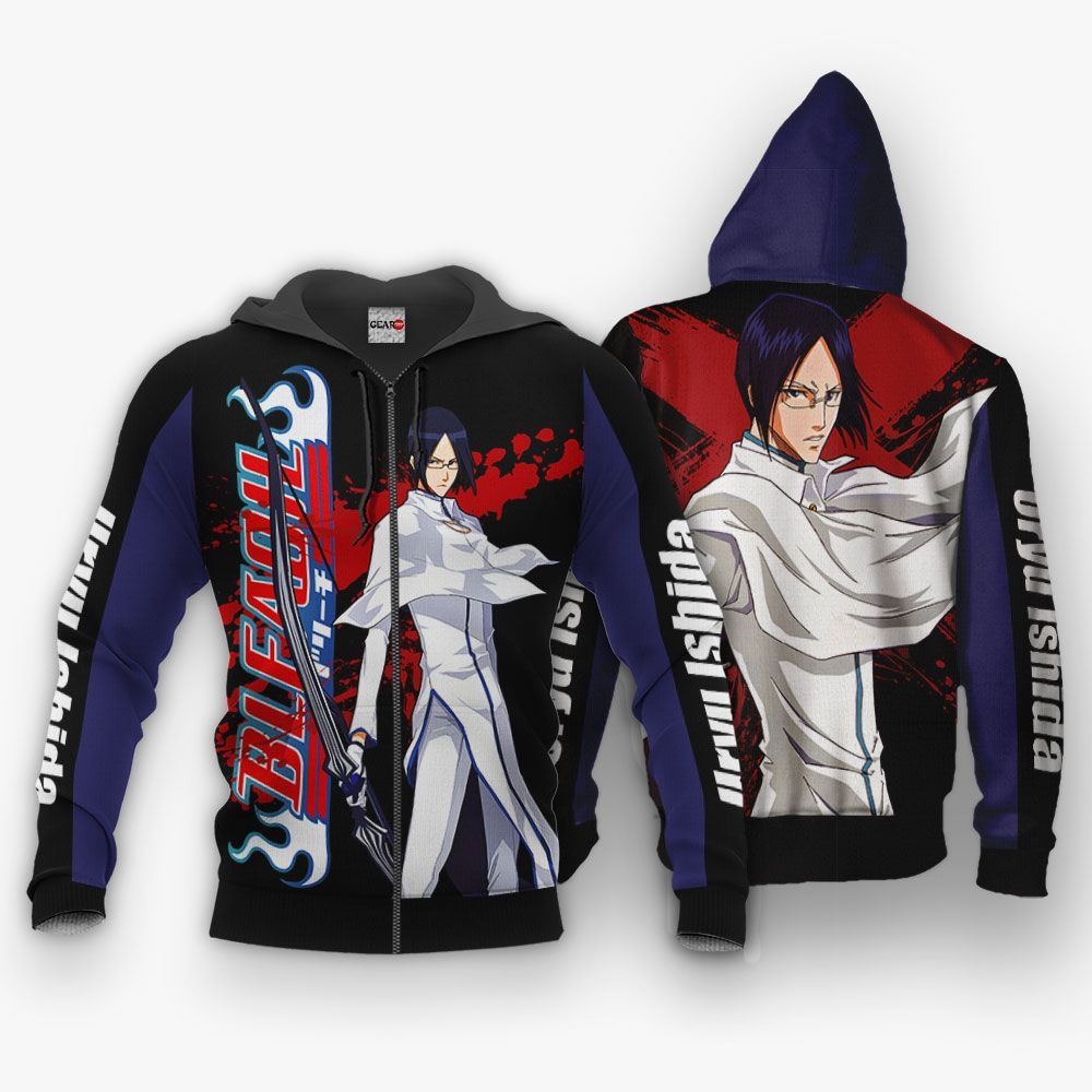 Uryu Ishida Hoodie Shirts Bleach Anime Jacket