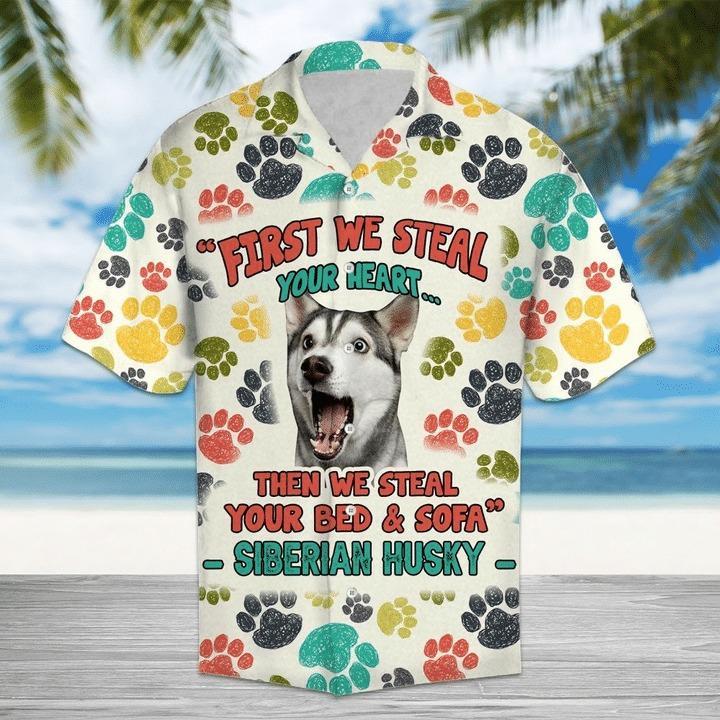 Husky Aloha Hawaii Shirts For Men Women Ha33845