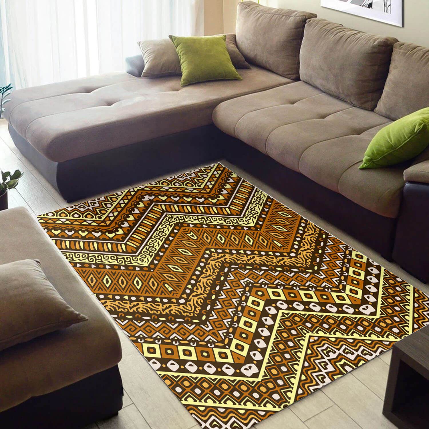 Trendy African Style Rugs Holiday Afro American Afrocentric Pattern Art African Design Floor Rug African Inspired Living Room WBG3432