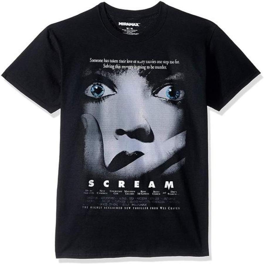 Men’s Scream Movie Poster Short Sleeve Cool  T-Shirt