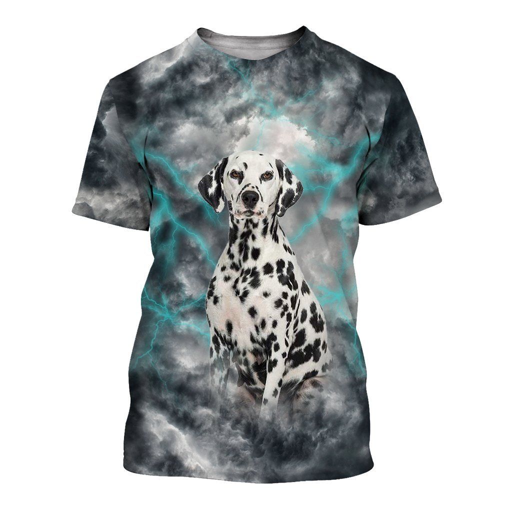 Dalmatian Storm 3D All Over Printed Shirts