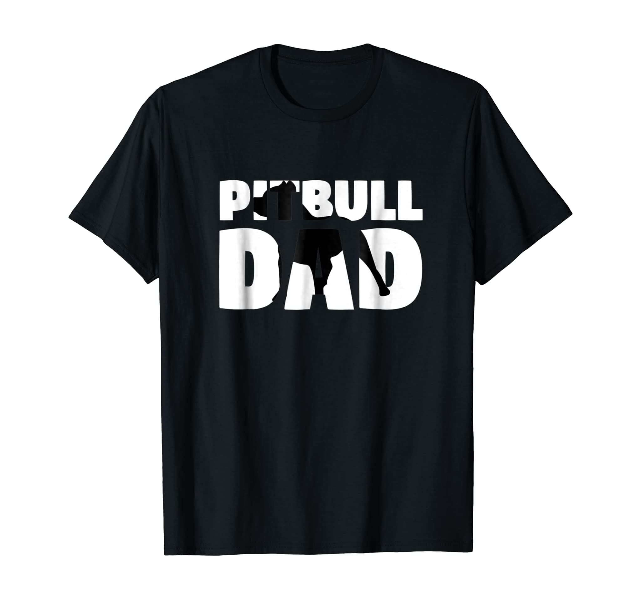 Pitbull Dad T-Shirt Pitbull Gift Father Dog Dad Tee