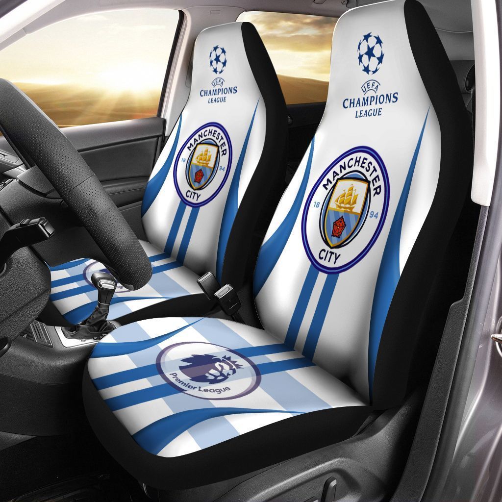 Manchester City Car Seat Cover Ver 1 (Set Of 2)