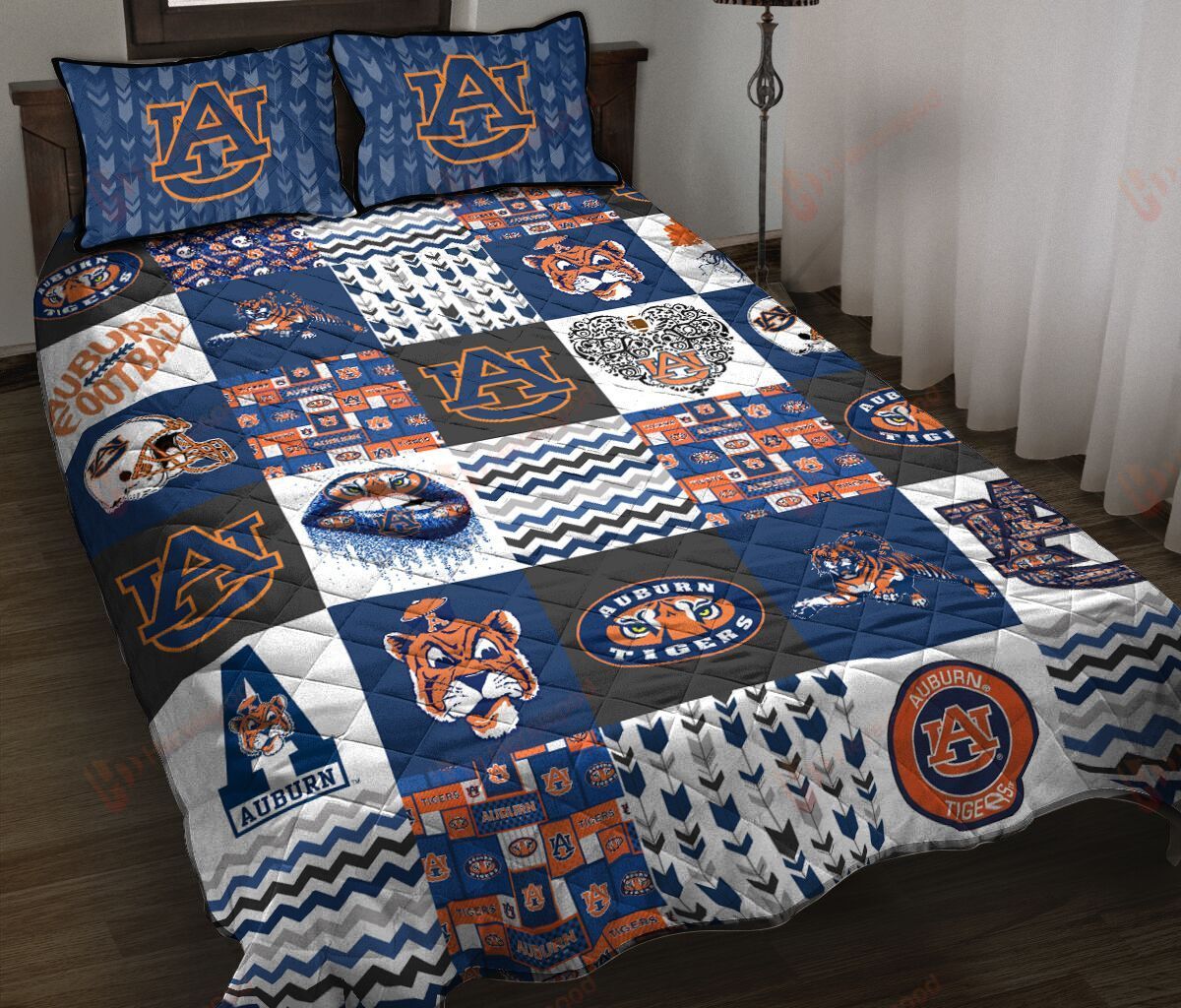 Auburn Tigers Quilt Bedding Set TN301110