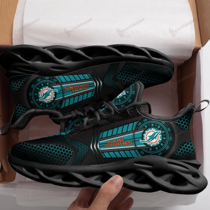 Miami Dolphins Yezy Running Sneakers 658