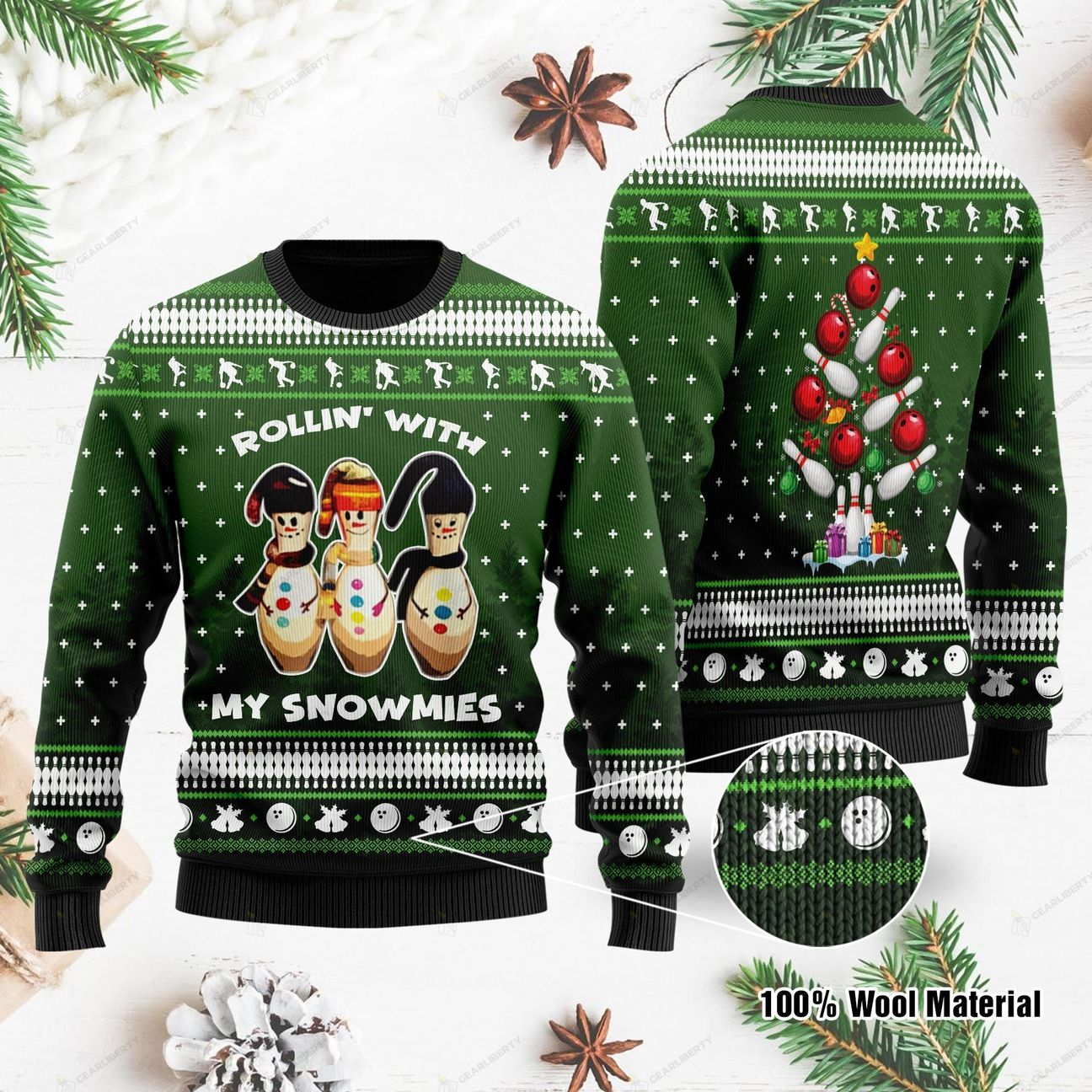 Snowman Christmas Ugly Sweater | Unisex | Full Size | Adult | Colorful | US1088