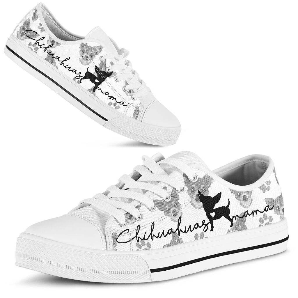 Chihuahua Mama Mother’s Day Gift Low Top Shoes