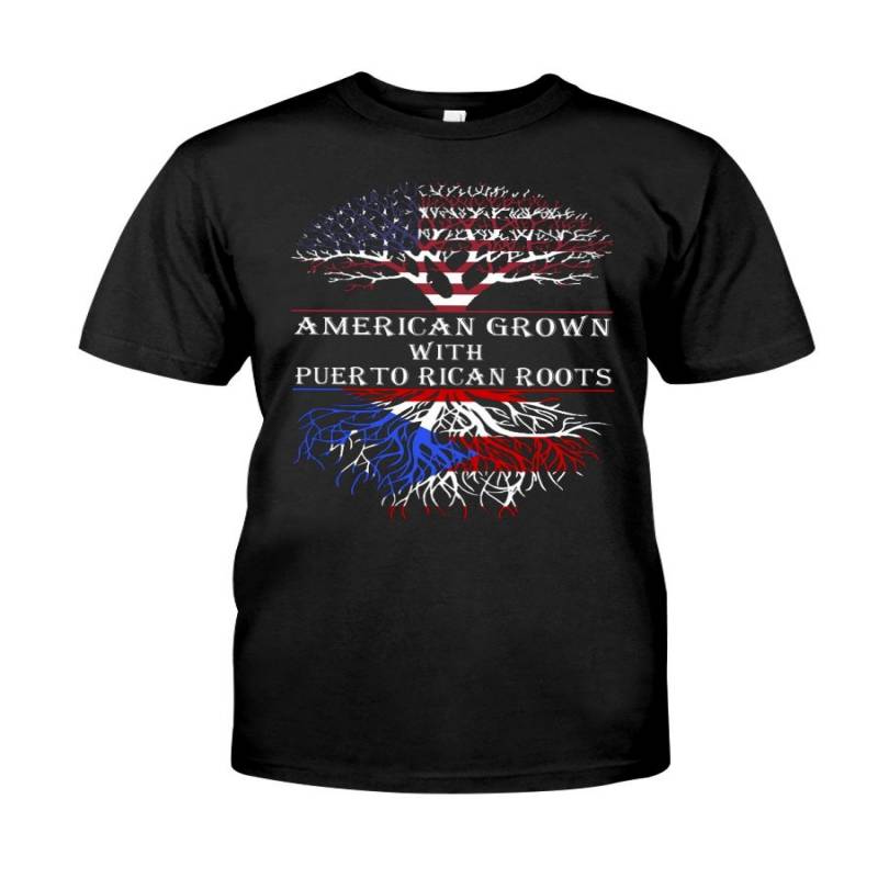 American Grown With Puerto Rican Roots Shirt