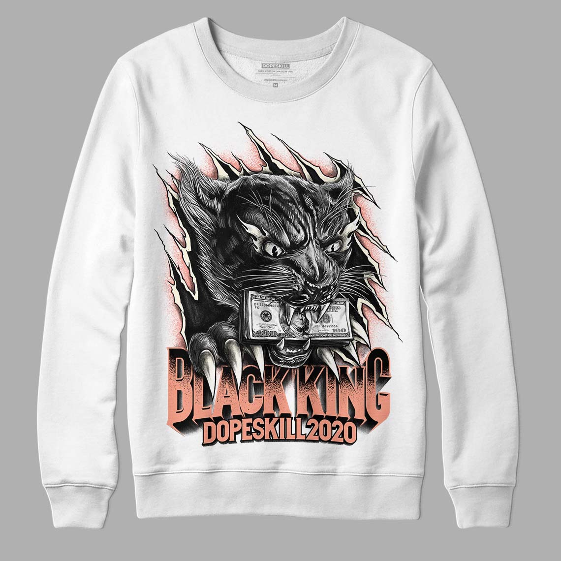 Crimson Bliss 5S Dopeskill Sweatshirt Black King Graphic