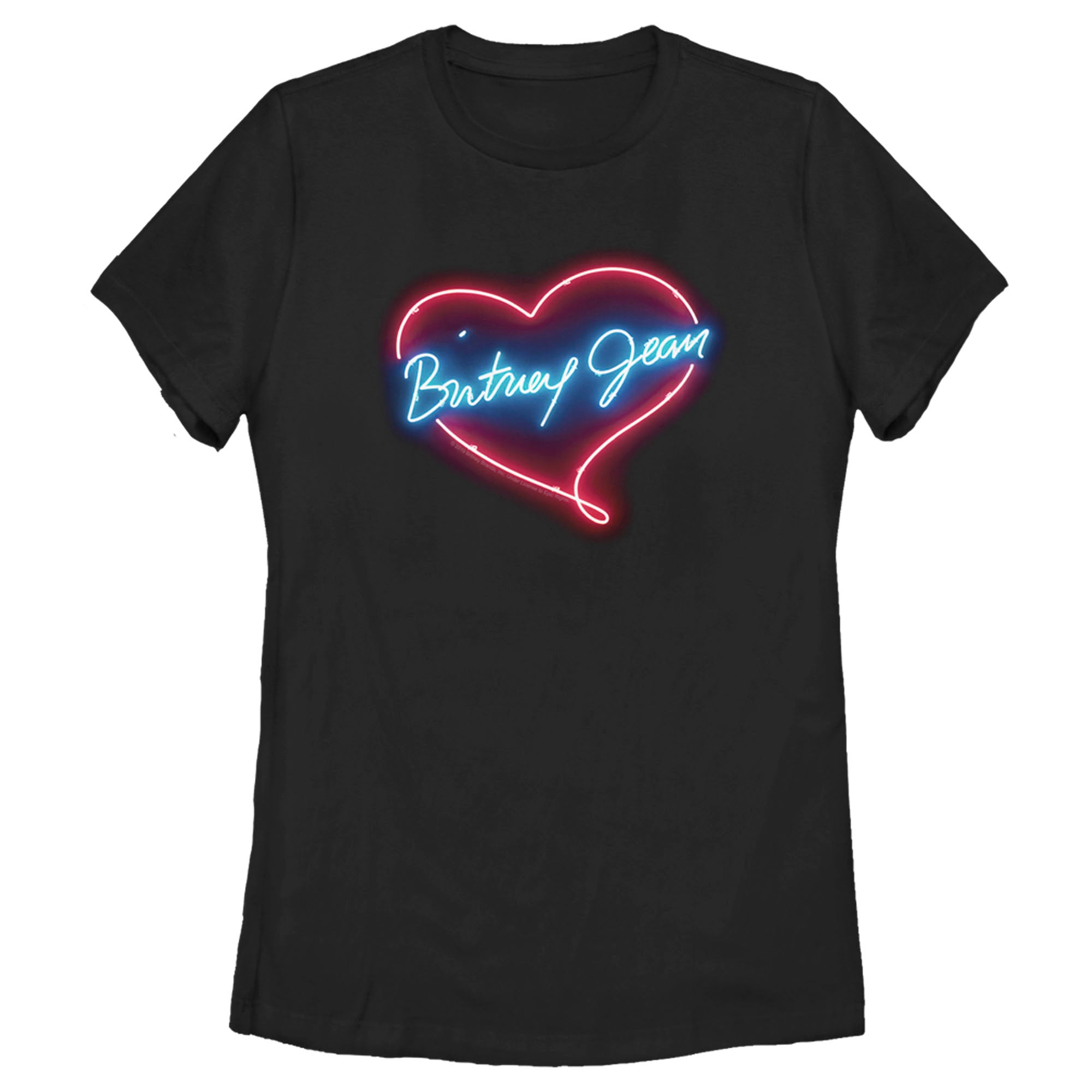 Britney Spears Women’S Jean Neon Heart  T-Shirt