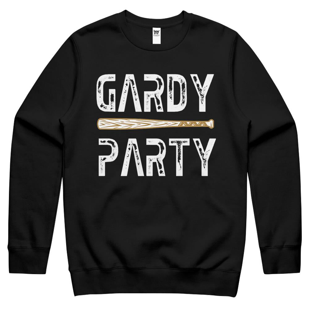 American Baseball Gardy Party Funny Vintage Baseball Gift Crewneck Sweatshirt