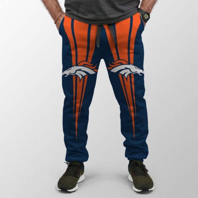 Denver Broncos All Over Print Sweatpants Joggers