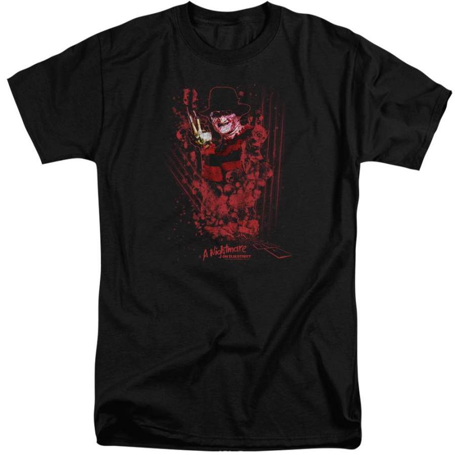 A Nightmare on Elm Street One Two Freddys Coming For You Men’s Tall Fit T-Shirt