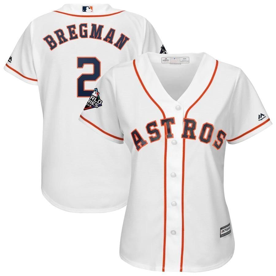 Alex Bregman Houston Astros Majestic Wo2021 World Series Bound Official Cool Base Player White 3D Jersey