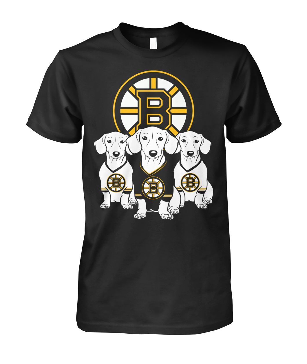 Boston Bruins Ice Hockey Fans And Beagle Dog Lovers Funny Shirts