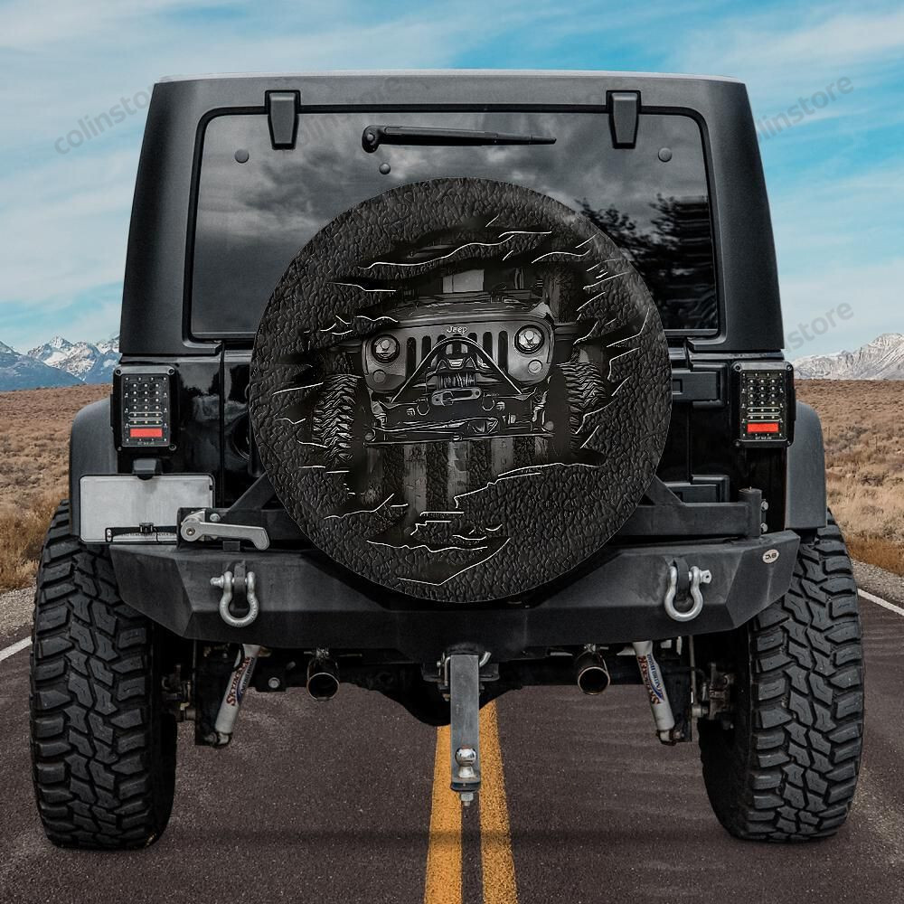 Jeep In Side Jeep Car Spare Tire Cover Gift For Camper Spare Tire Cover – Jeep Tire Covers