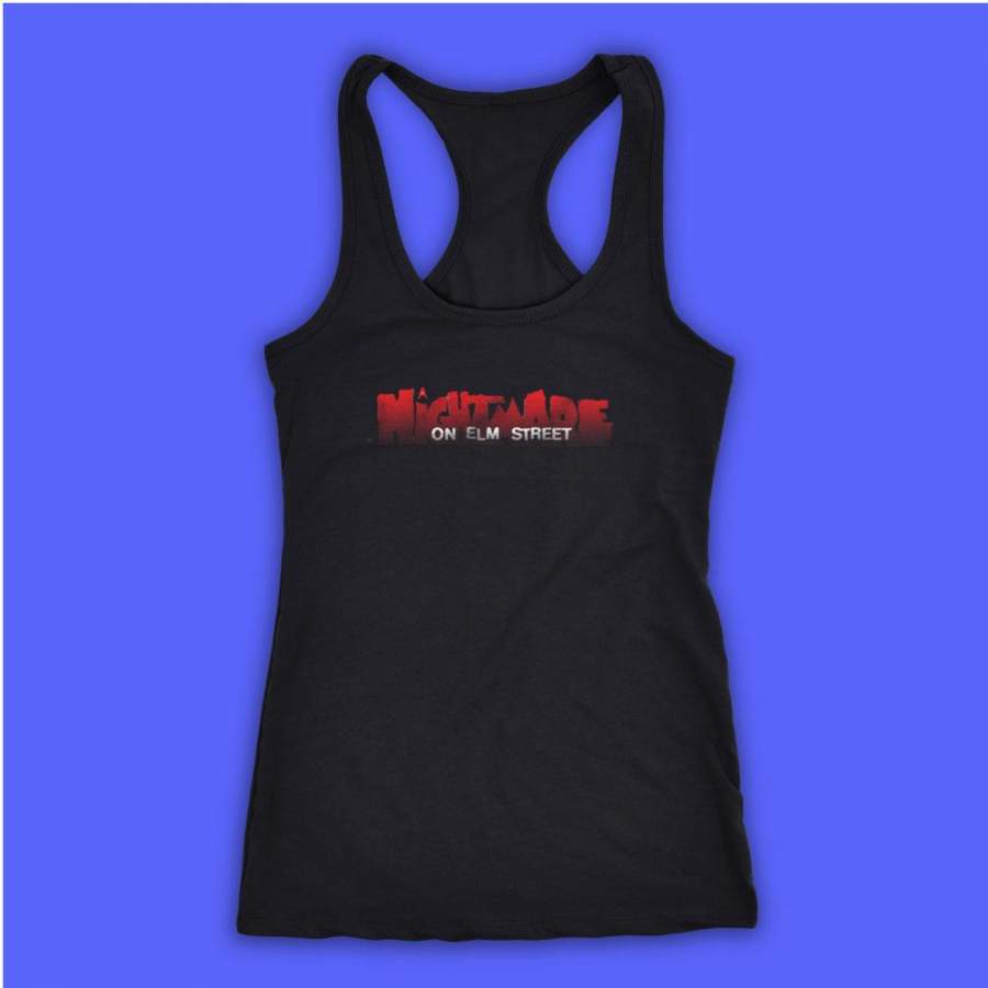 A Nightmare On Elm Street Logo Women’S Tank Top Racerback