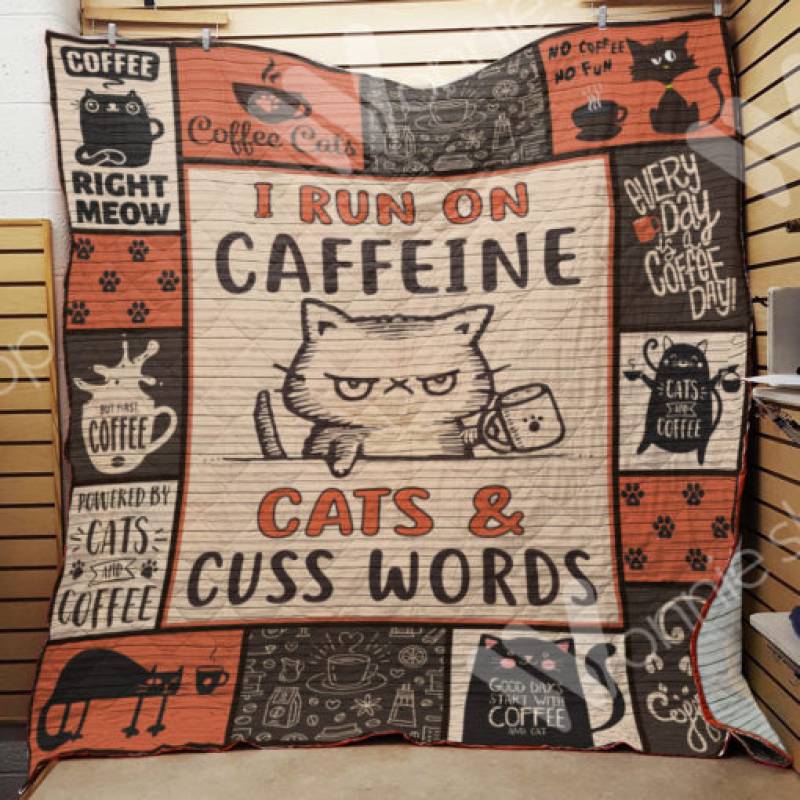 Coffee Cat Blanket AU1203 90O35