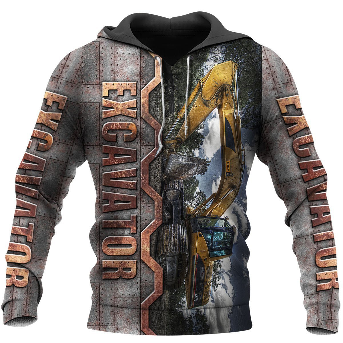 Excavator 3D All Over Printed Shirts For Men And Women Tt0106