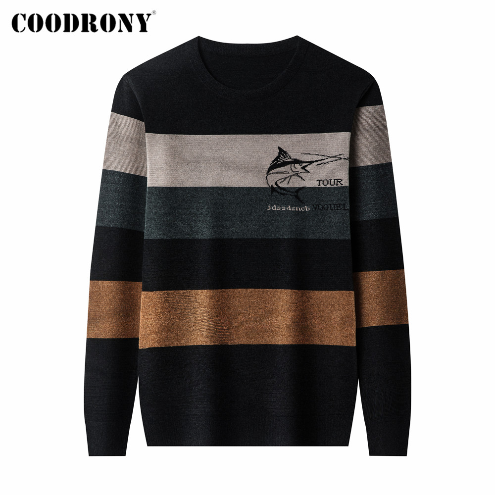 COODRONY Autumn Winter Soft Warm Knitted Chenille Sweater Men Clothing Streetwear Fashion New Arrival Wool Pullover Jersey C1375 alx