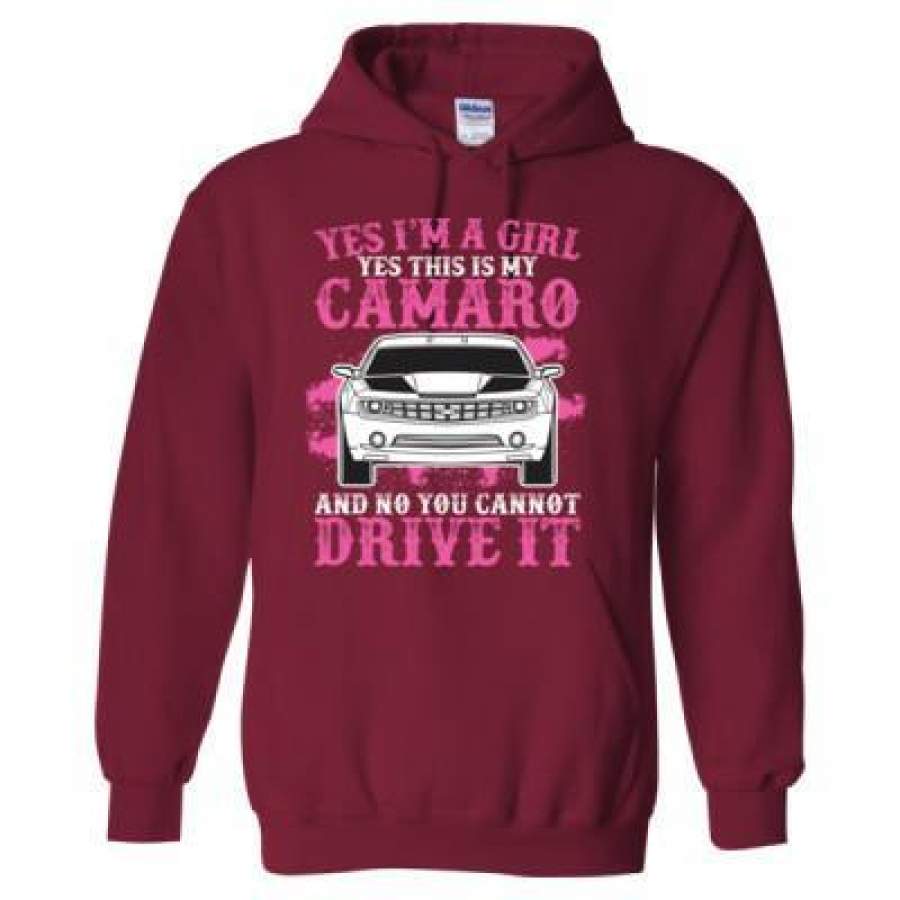 AGR Yes I Am A Girl Yes This Is My Camaro – Heavy Blend™ Hooded Sweatshirt