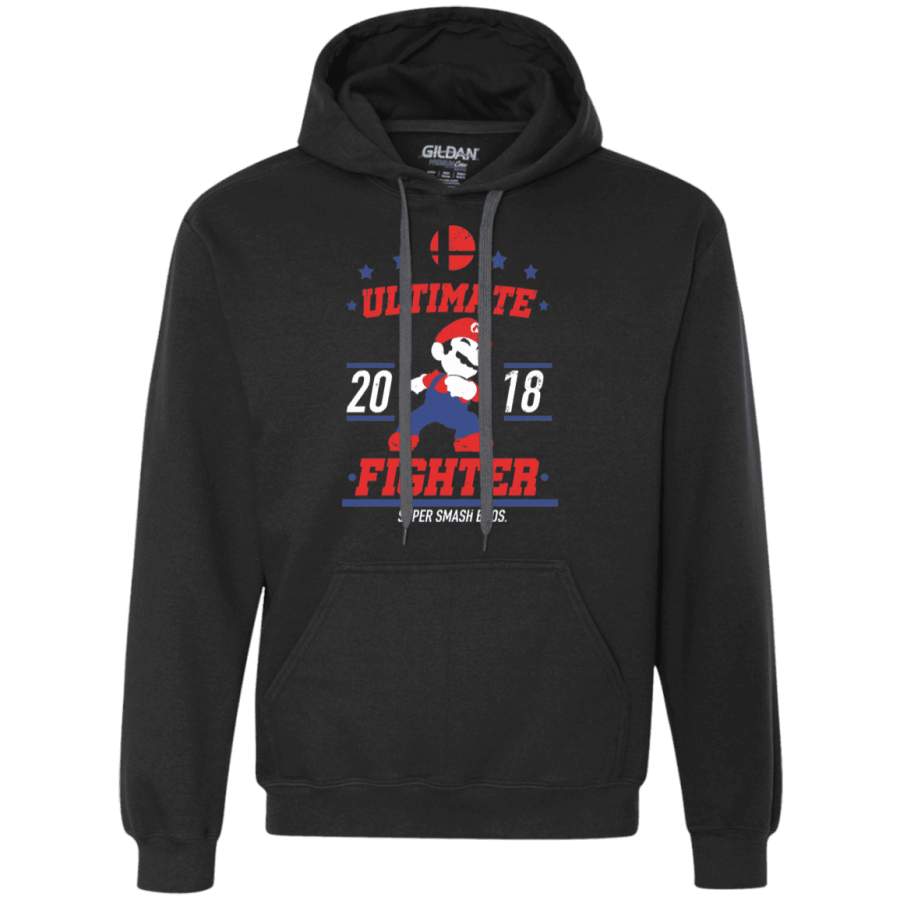 Ultimate Fighter Mario Premium Fleece Hoodie