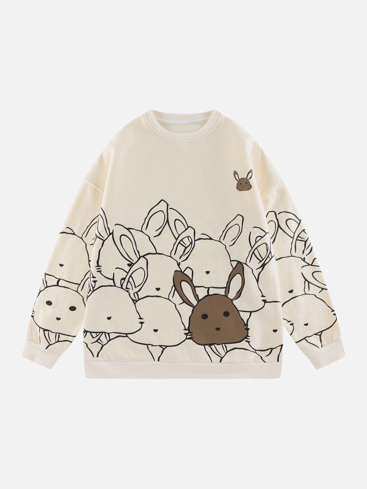 Talishko™ – Cartoon Stick Figure Rabbit Sweatshirt