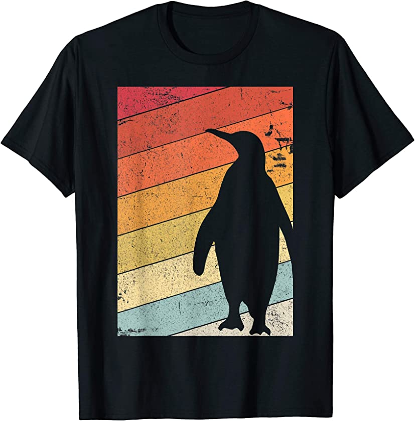 Penguin Shirt. Retro Style T-Shirt