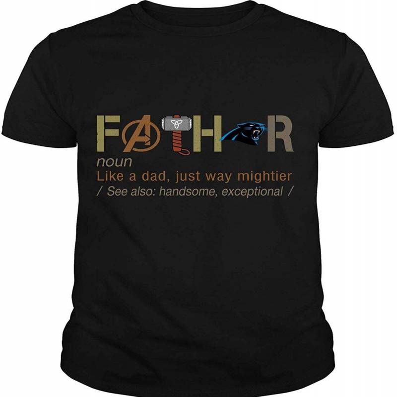 Carolina Panthers Logo T Shirt, Fathor T Shirt