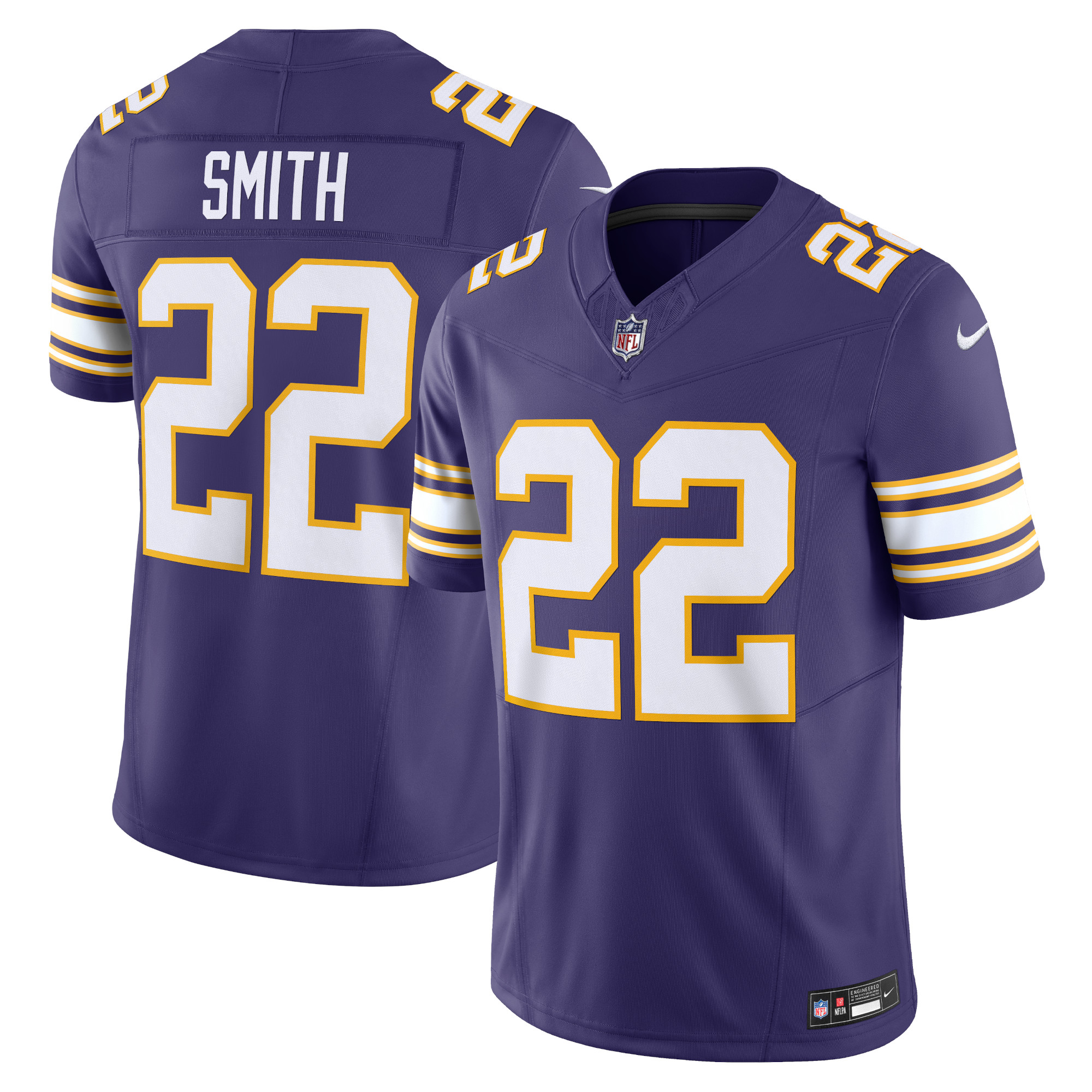 Men’s Minnesota Vikings Harrison Smith Purple Vapor F.U.S.E. Limited Jersey 2